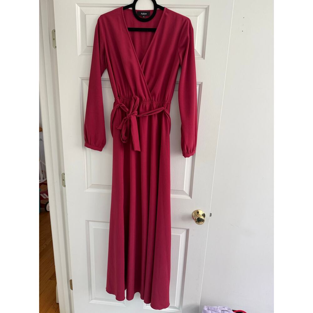 Aakaa small long sleeve maxi dress